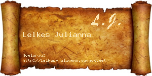 Lelkes Julianna névjegykártya