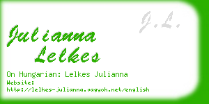 julianna lelkes business card